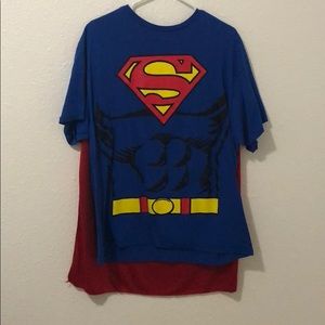Men’s Superman Shirt with cape